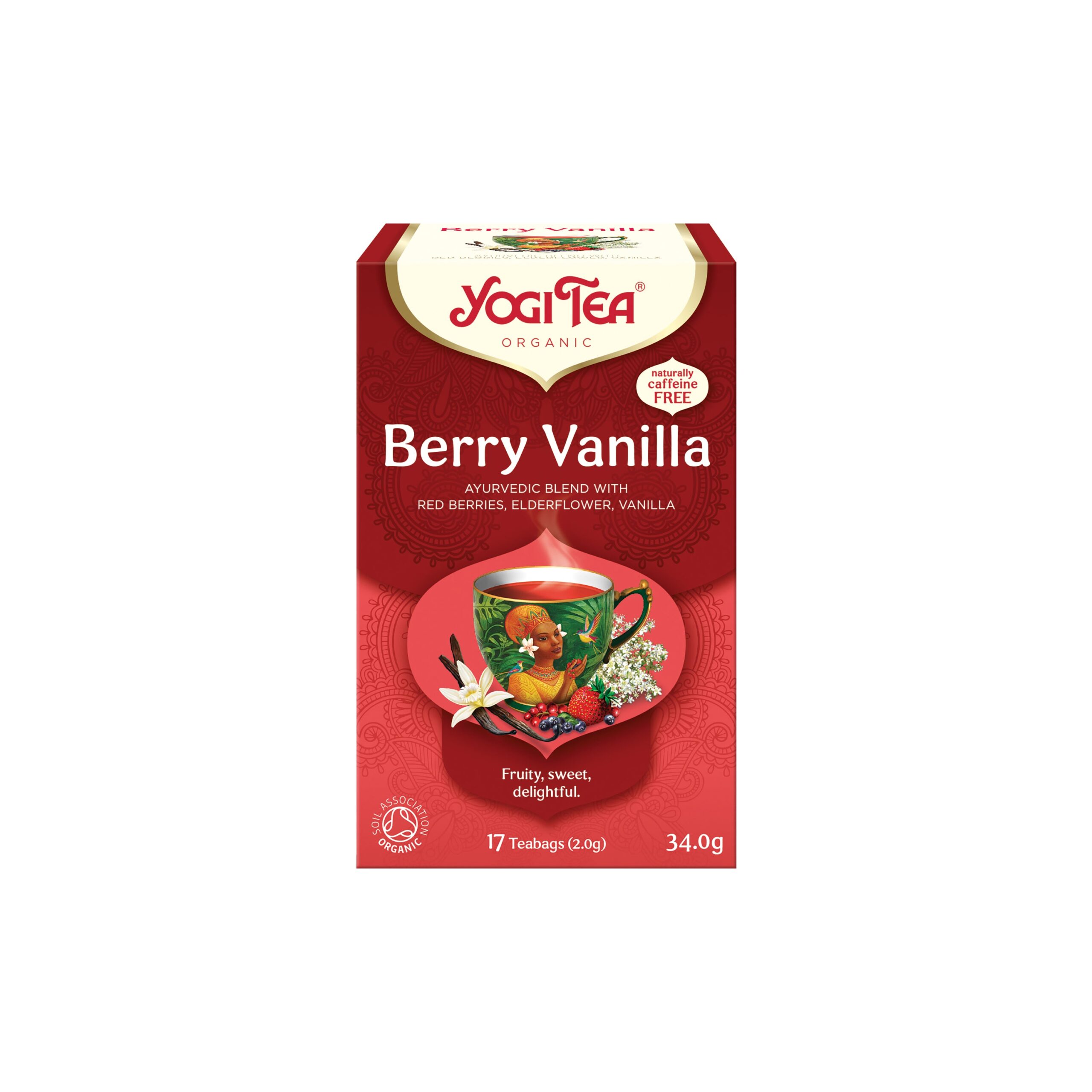 Čaj Berry Vanilla 17 sáčků 34 g BIO   YOGI TEA