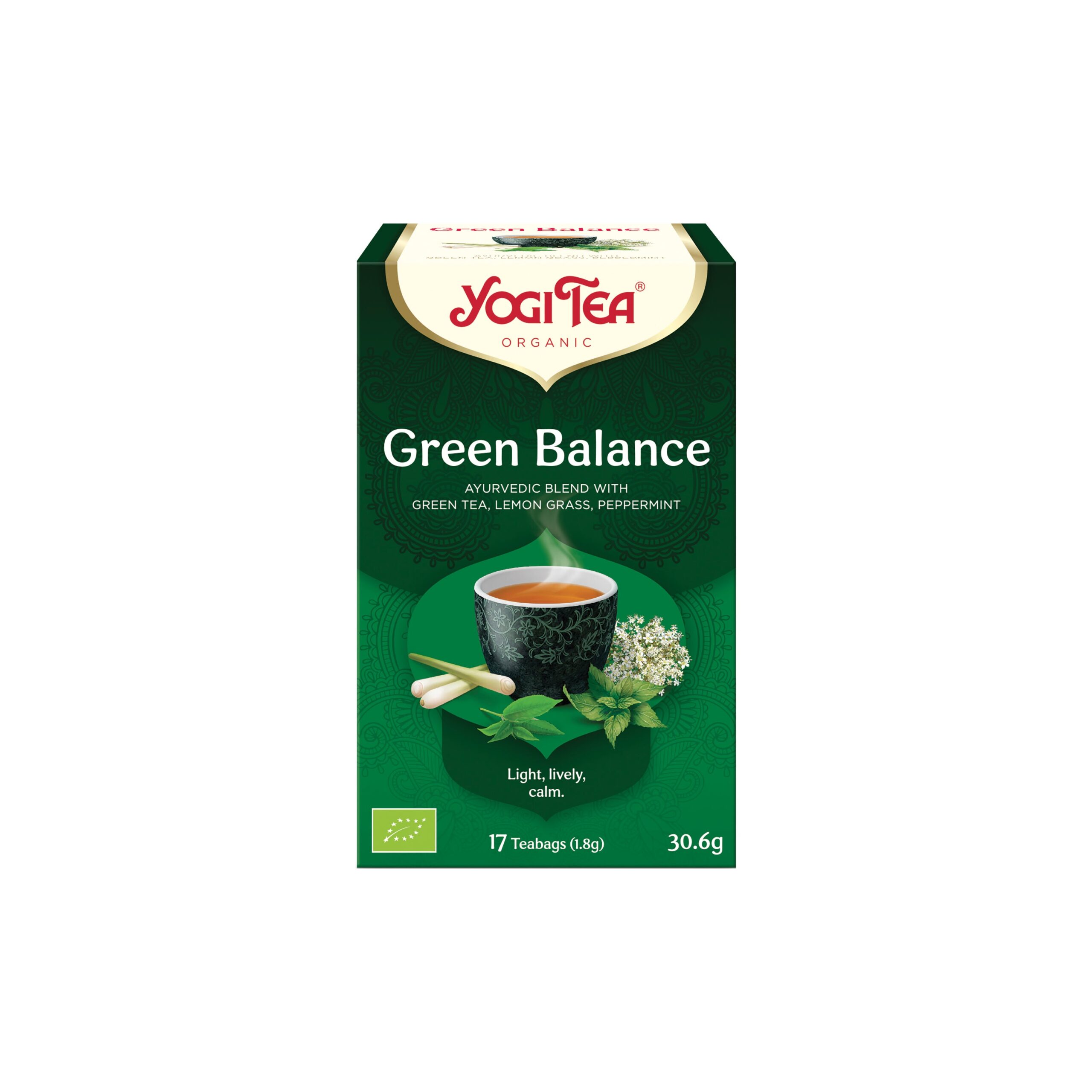 Čaj Zelená rovnováha 17 sáčků 30,6 g BIO   YOGI TEA