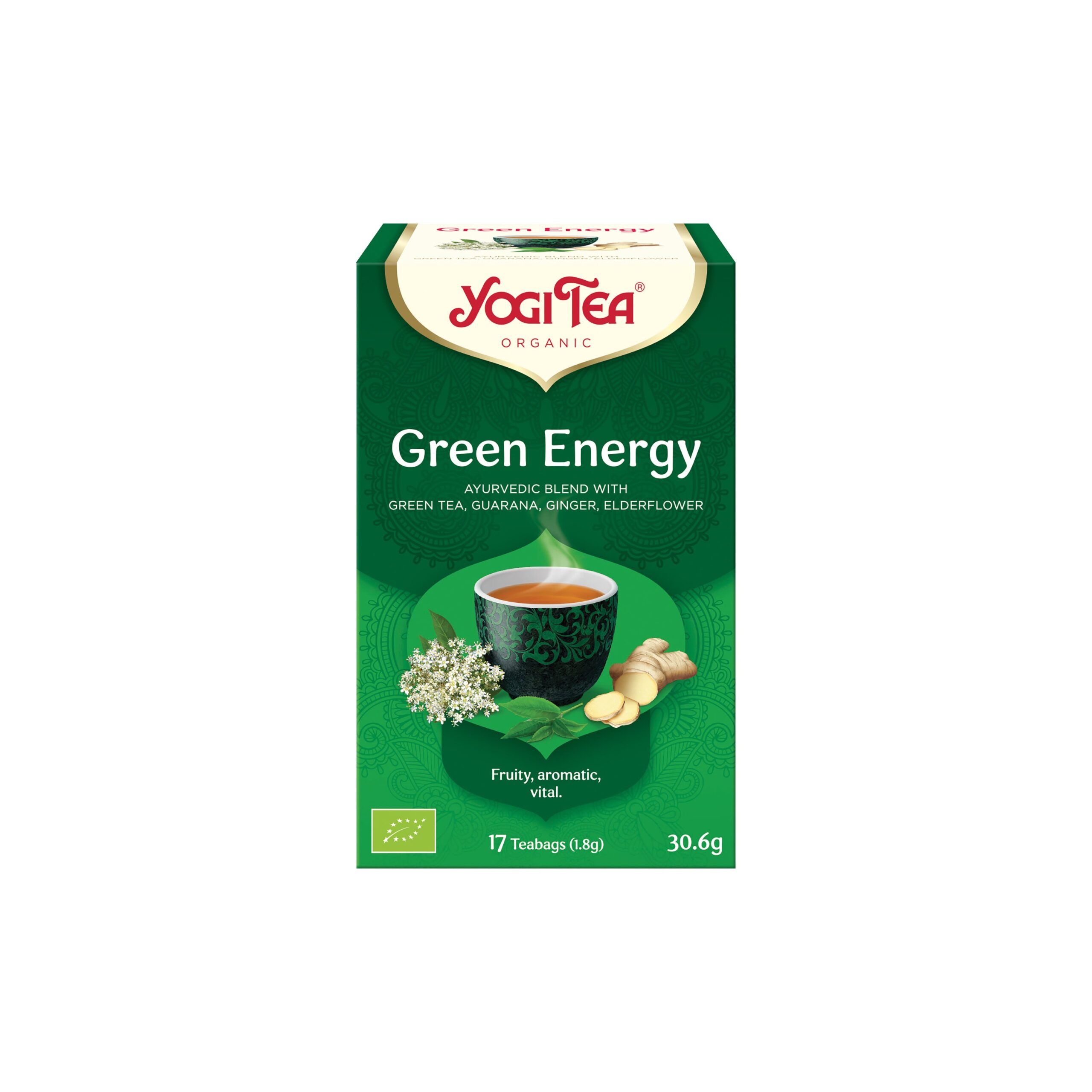 Čaj Zelená energie 17 sáčků 30,6 g BIO   YOGI TEA