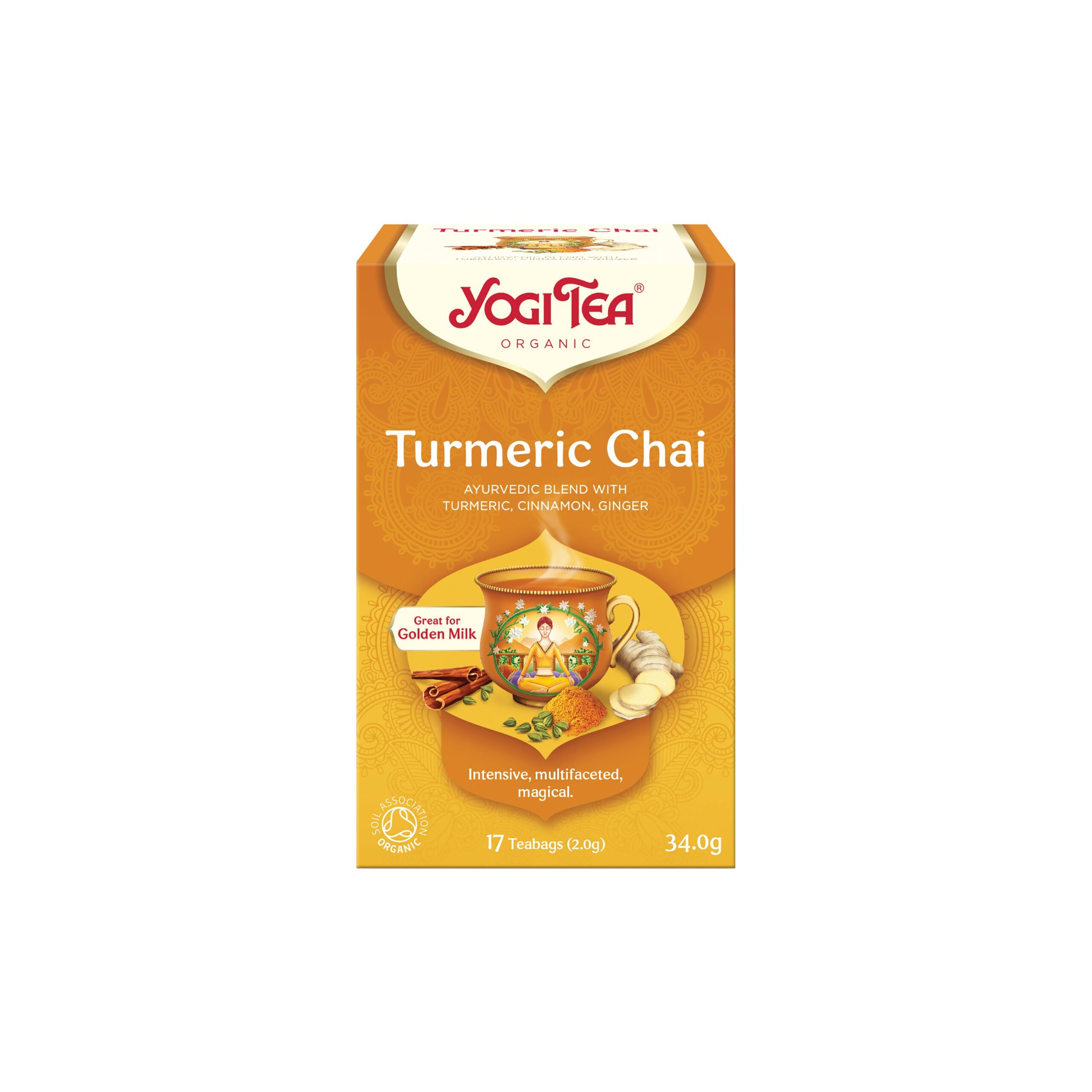 Čaj Turmeric chai 17 sáčků 34 g BIO   YOGI TEA