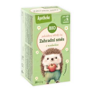 Čaj dětský Zahradní směs s meduňkou 20 sáčků 30 g BIO   MEDIATE