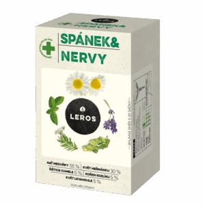 LEROS Bylinný čaj Spánek & Nervy - nálev. sáčky (20 x 1,3 g) - zklidňuje mysl