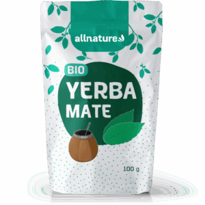 Allnature Yerba Mate čaj sypaný BIO (100 g) - s vitamíny a, b, c pro vaše zdraví